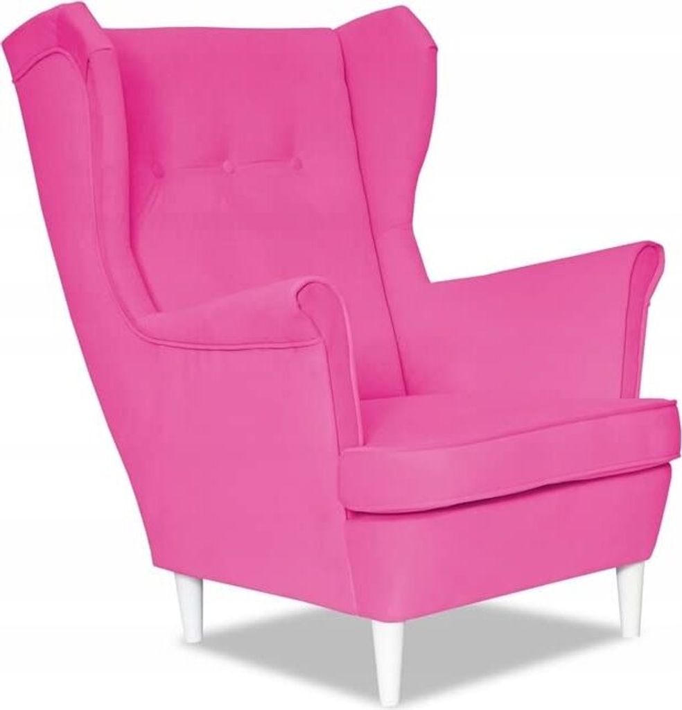 Family Meble Ohrensessel Ari II Relaxsessel aus Webstoff Skandinavisch Loungesessel Fernsehsessel Für Wohnzimmer Esszimmer Schlafzimmer (TRINITY 10)