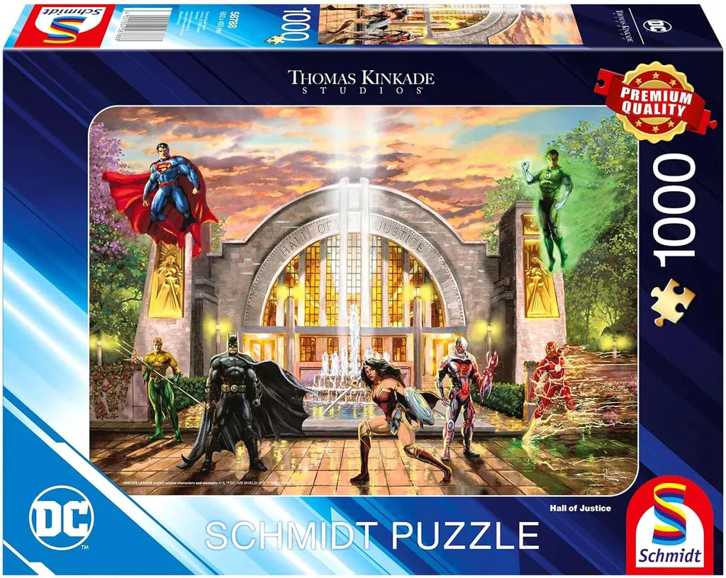 Casse-tête Justice League 1000 pièces Schmidt Jeux Kinkade Disney