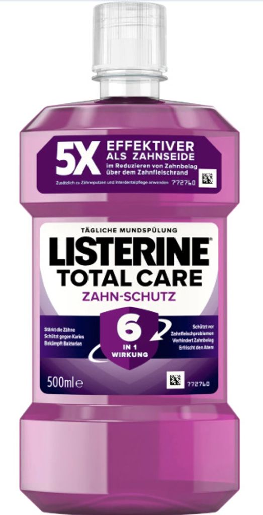 Listerine Total Care Zahn-Schutz Mundspülung 500 ml Produktbild 