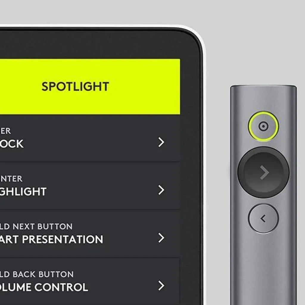 Télécommande de Présentation Logitech Spotlight Coloris Gris Ardoise - 29