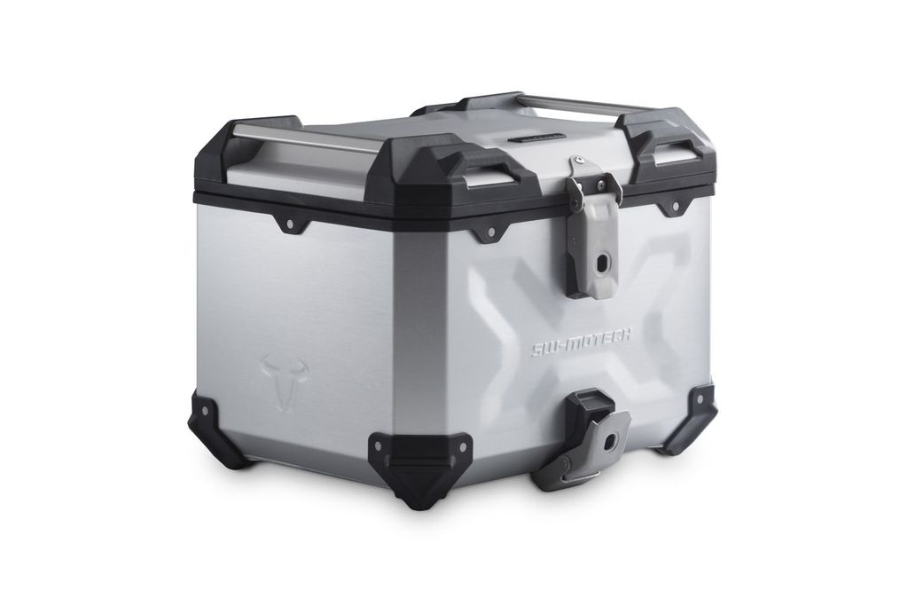 SW-MOTECH TraX Adventure Alu Topcase 38L Silber für Quick-Lock