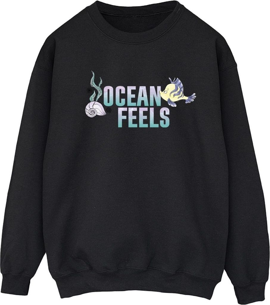 Disney - "The Little Mermaid" Sweatshirt für Damen BI23413 (XL) (Schwarz)