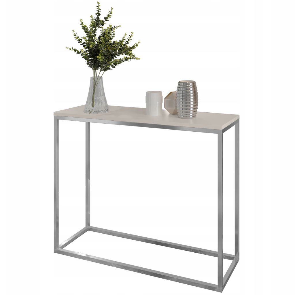 Furneo | Konsolentisch II - 100 cm - Kaschmir/Chrom matt - Produktbild 