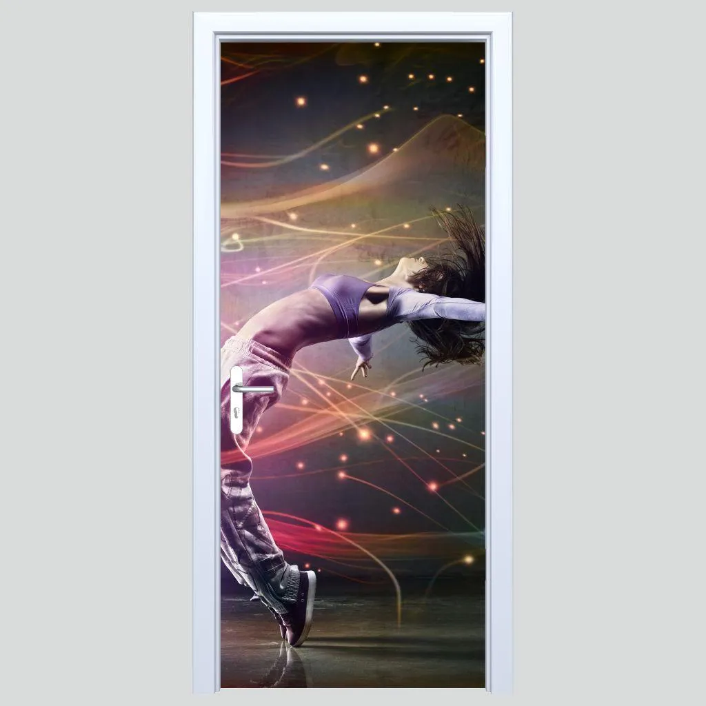 Adesivo per porte in tessuto Modern Dance 160PD