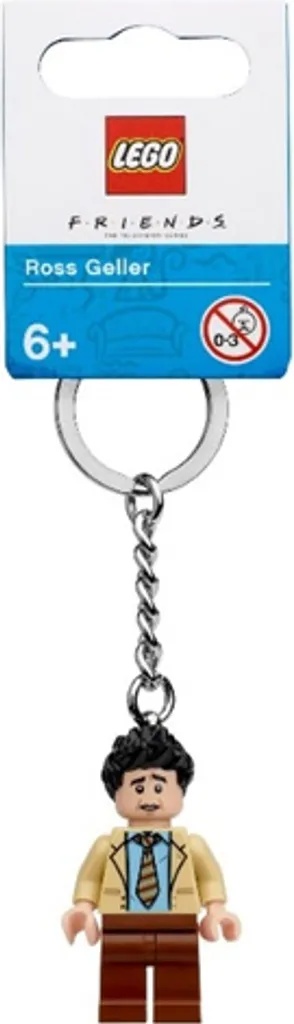 Accessoire Porte-clés LEGO Ross Friends figurine en plastique 13g