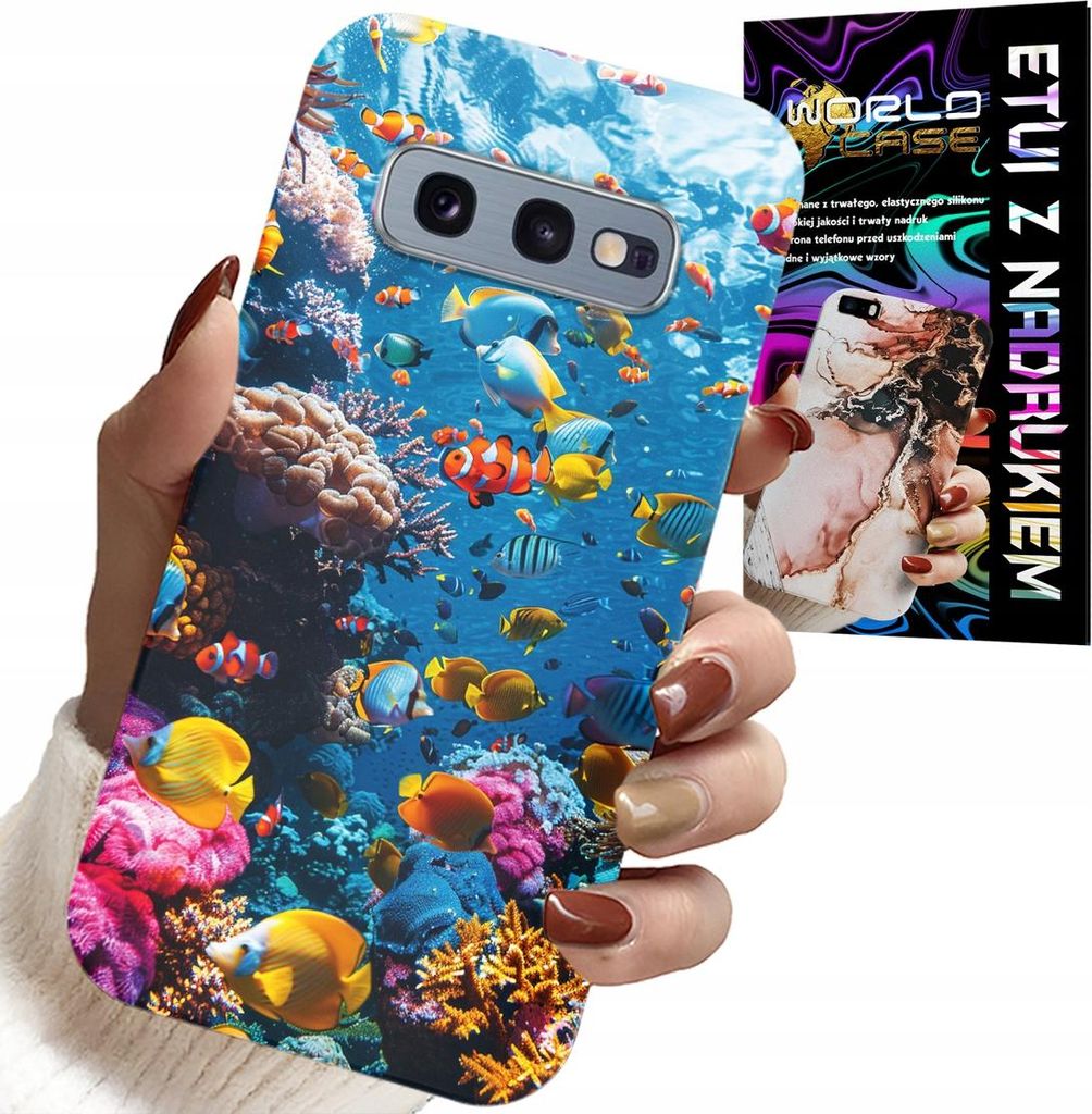 Fall Für Samsung Galaxy S10E - Riff Bunte Fische Unterwasser-Fischwelt
