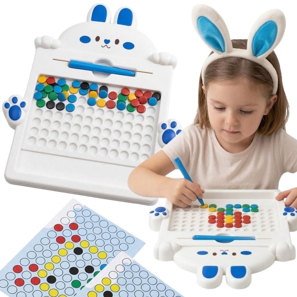 Woopie Magnettafel für Kinder – Montessori Magpad „Hase“ Produktbild 