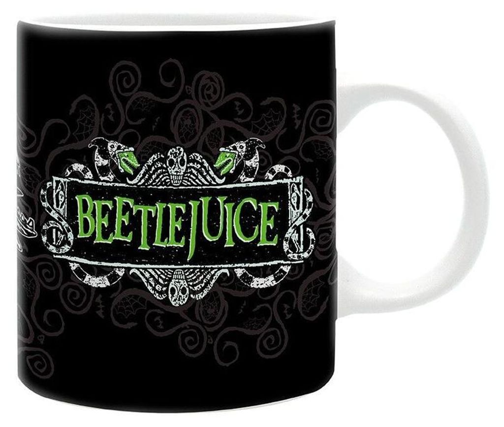Beetlejuice Tasse  Beetlejuice 1988 schwarz/grün/weiß Produktbild 