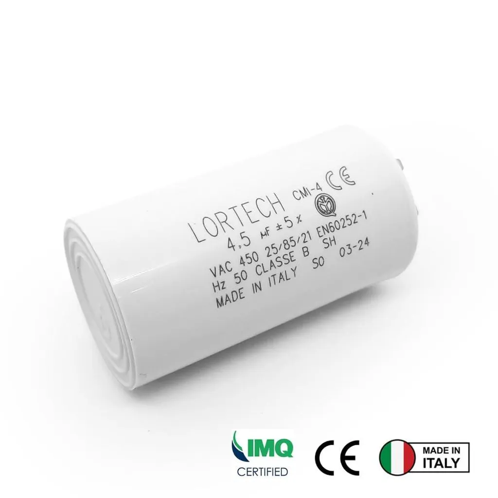 Condensateur 4.5 µF pour Moteur Somfy 15 Nm à 17 Nm Cosse 2.8 mm
