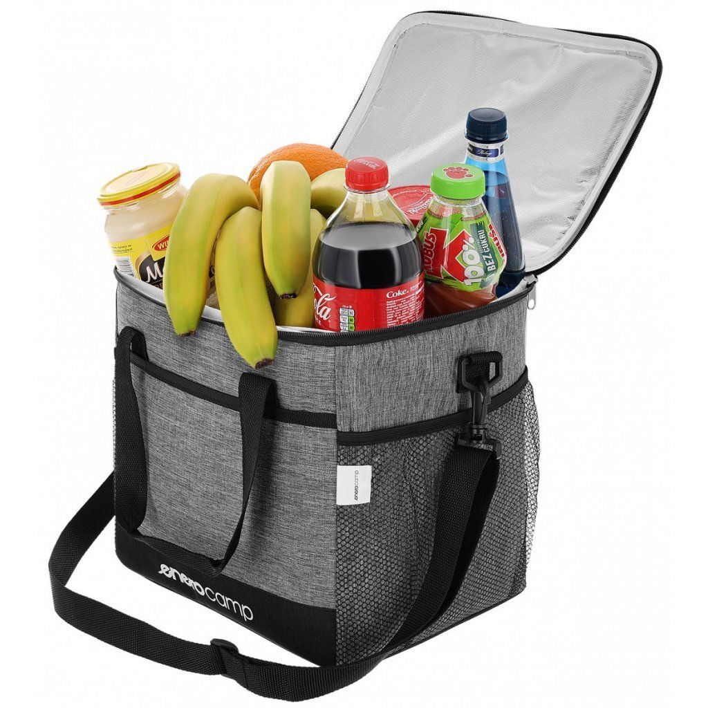 ENERO CAMP Thermotasche 29x28x22 cm, 18 l, grau