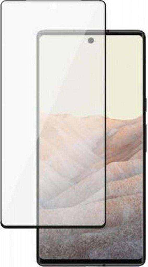 BigBen Connected, Bildschirmschutz aus Glas 3D kratzfest für Google Pixel 6 Pro, Schwarz transparent