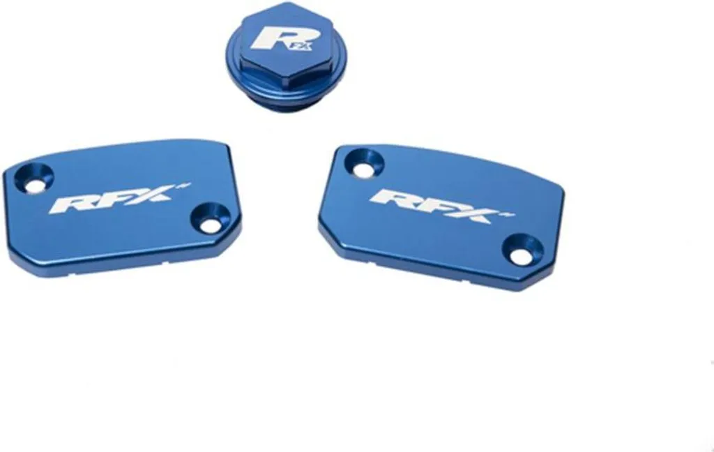 Couvercles de maître-cylindre RFX Pro bleus pour freinage Brembo CNC
