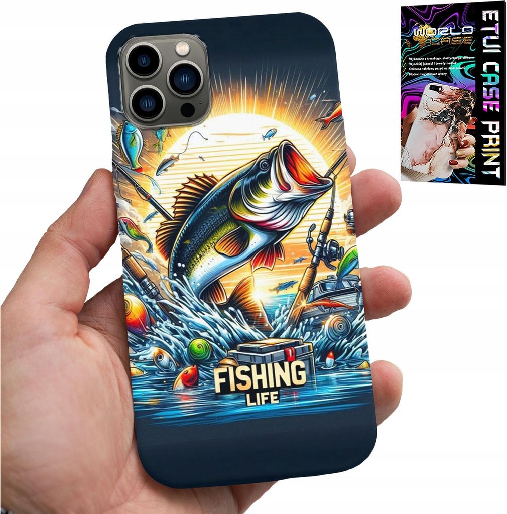 Fall Für Iphone 12 Pro Max - Angeln Designs, Fisch, Kabeljau, Lachs