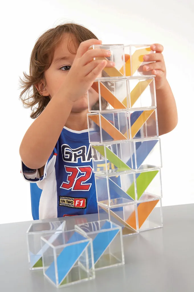 Blocs de construction pour table lumineuse Crystal Blocks Weplay 16pc