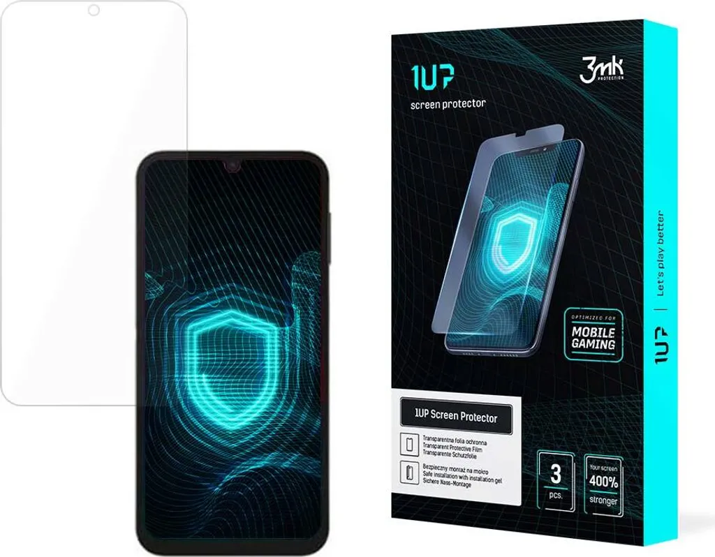 3mk protezione dello schermo 1UP per Samsung Galaxy A24 4G trasparente Gaming (3 pezzi)