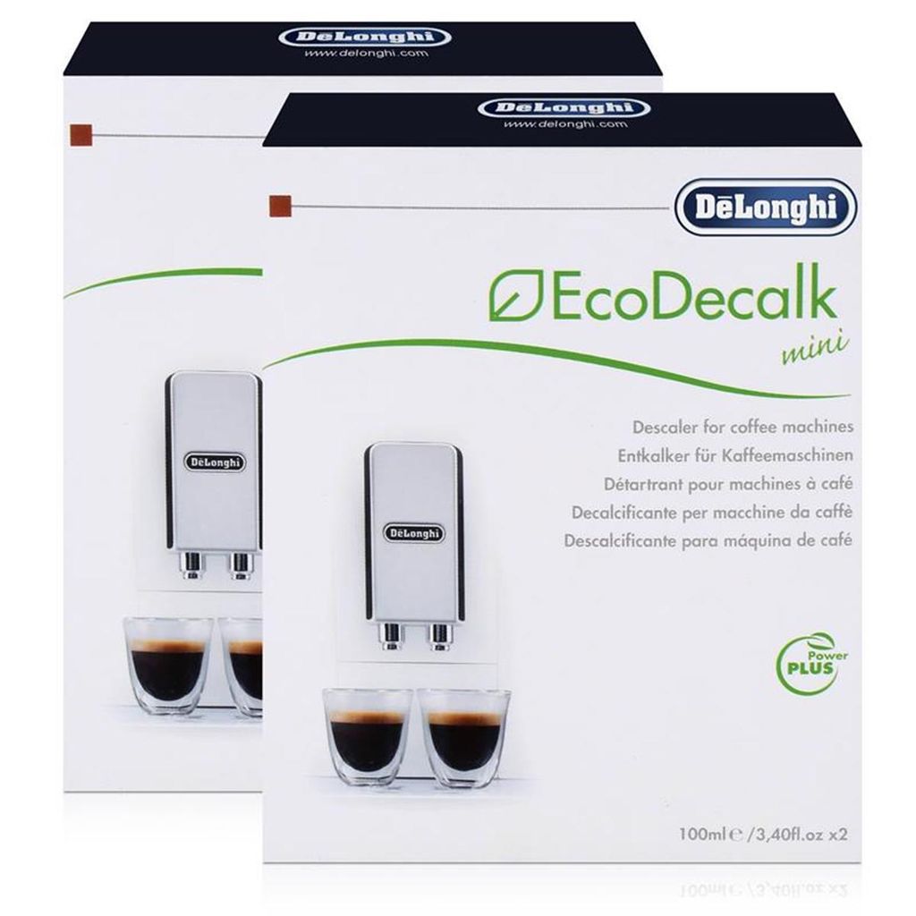 DeLonghi entkalker Descaler for Coffee Machines 2 x 100ml Bottles