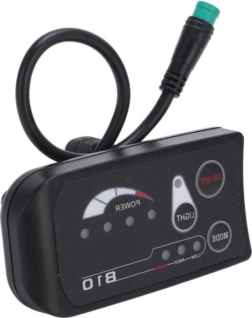 Controller-Display für E-Bikes (36V/48V) – Intelligentes LED-Display – DIY-Zubehör für Elektrofahrräder und -roller