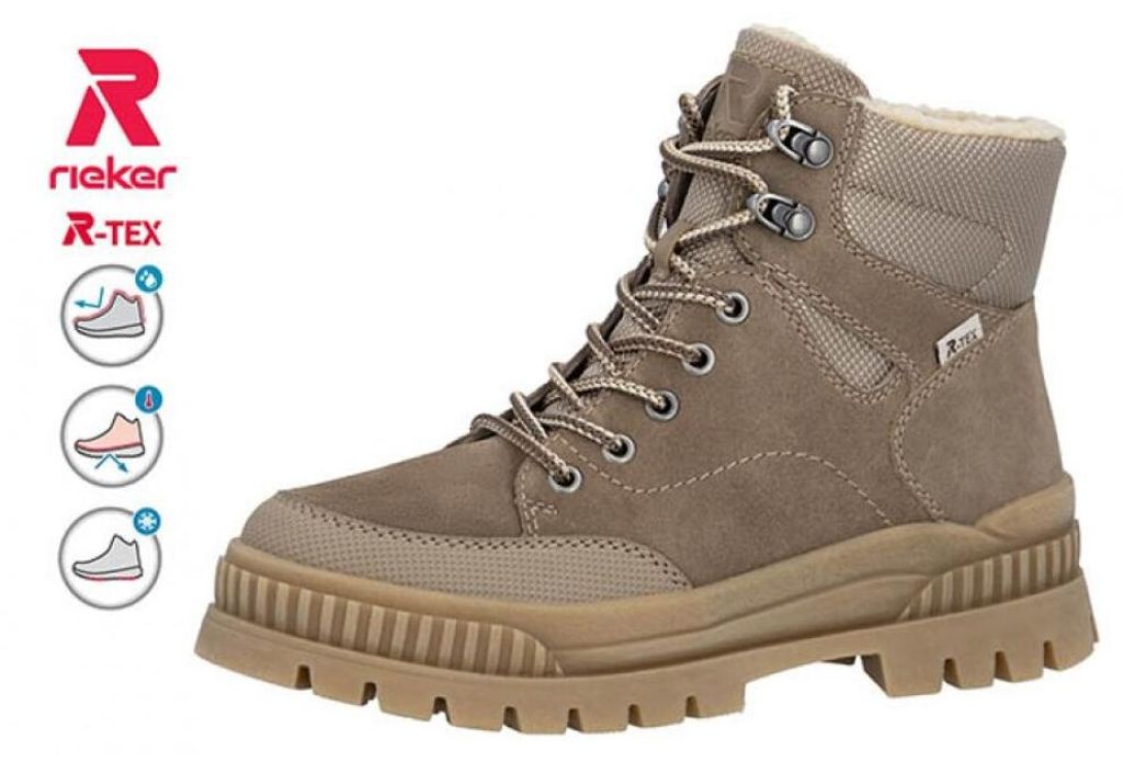Rieker Damenstiefel Tex camel/fango/lehm/fango W217664 Produktbild 