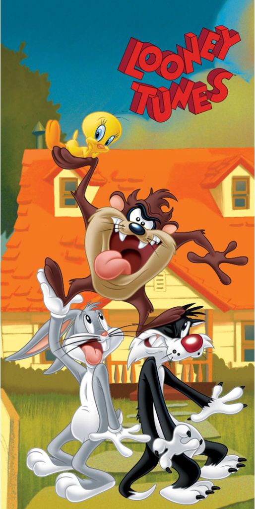 Looney Tunes Taz Show Babyhandtuch