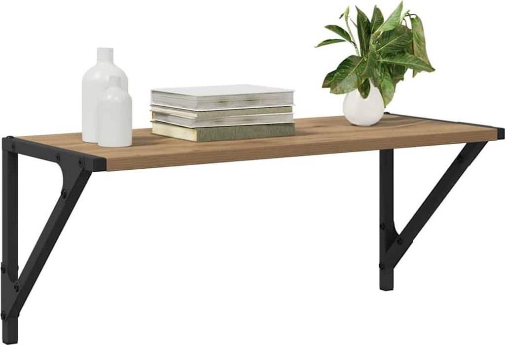 "2026 Aktion"CLORIS - Robust und langlebig - Wandboard Bücherregal - Wandregale 2 pcs Artisan-Eiche 60x25x25,5cm Holzwerkstoff - Wandregale NeuMö...