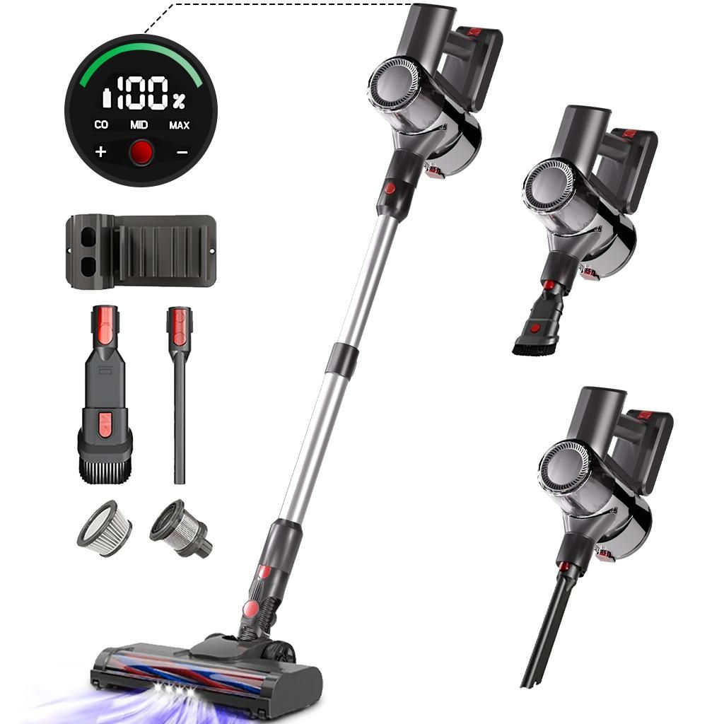 65000PA/500W Akku Staubsauger Kabellos, 6-in-1 Bürstenloser Produktbild 