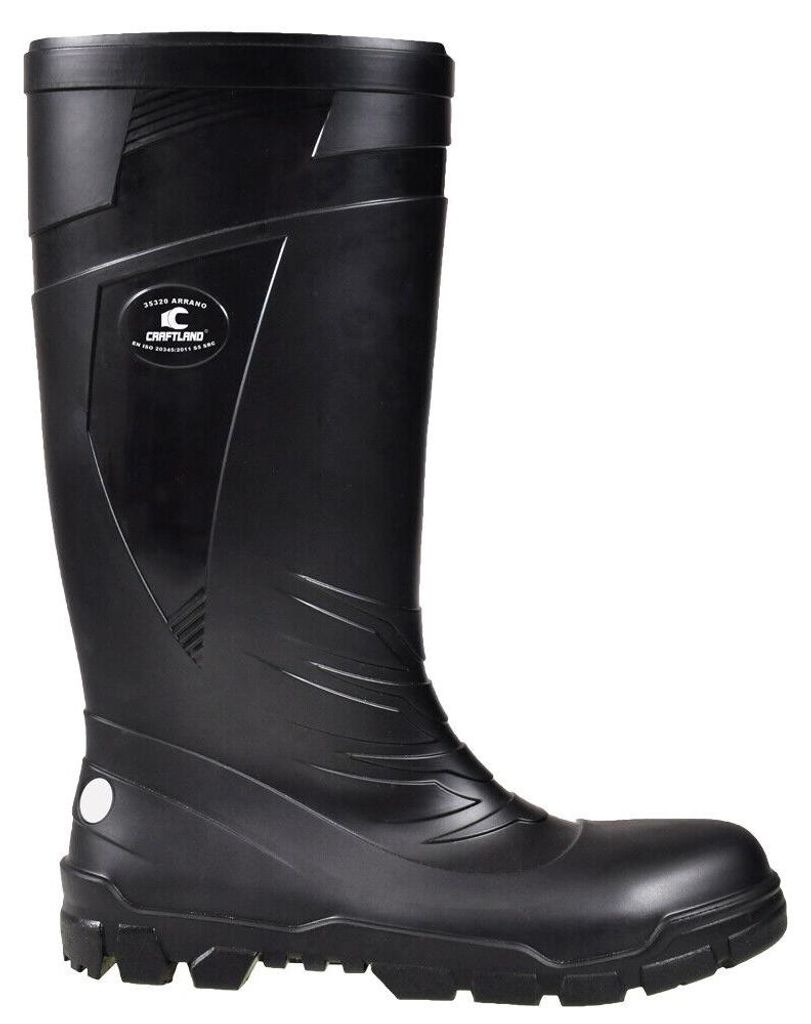 Gummistiefel SAFE S5 schwarz Sicherheitsstiefel Bau Größe 47