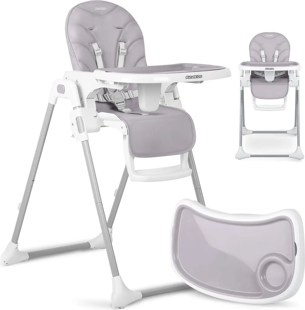 Fini les repas difficiles : Chaise Ricokids Tulo Lavande facile à laver