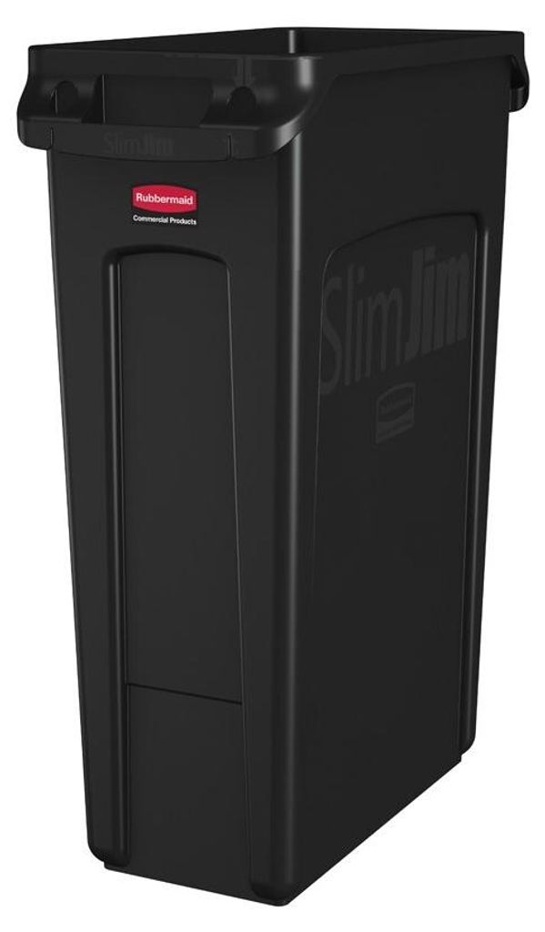 RUBBERMAID Slim Jim® Abfallbehälter mit Lüftungskanälen 87 Liter Rubbermaid RU 1956187