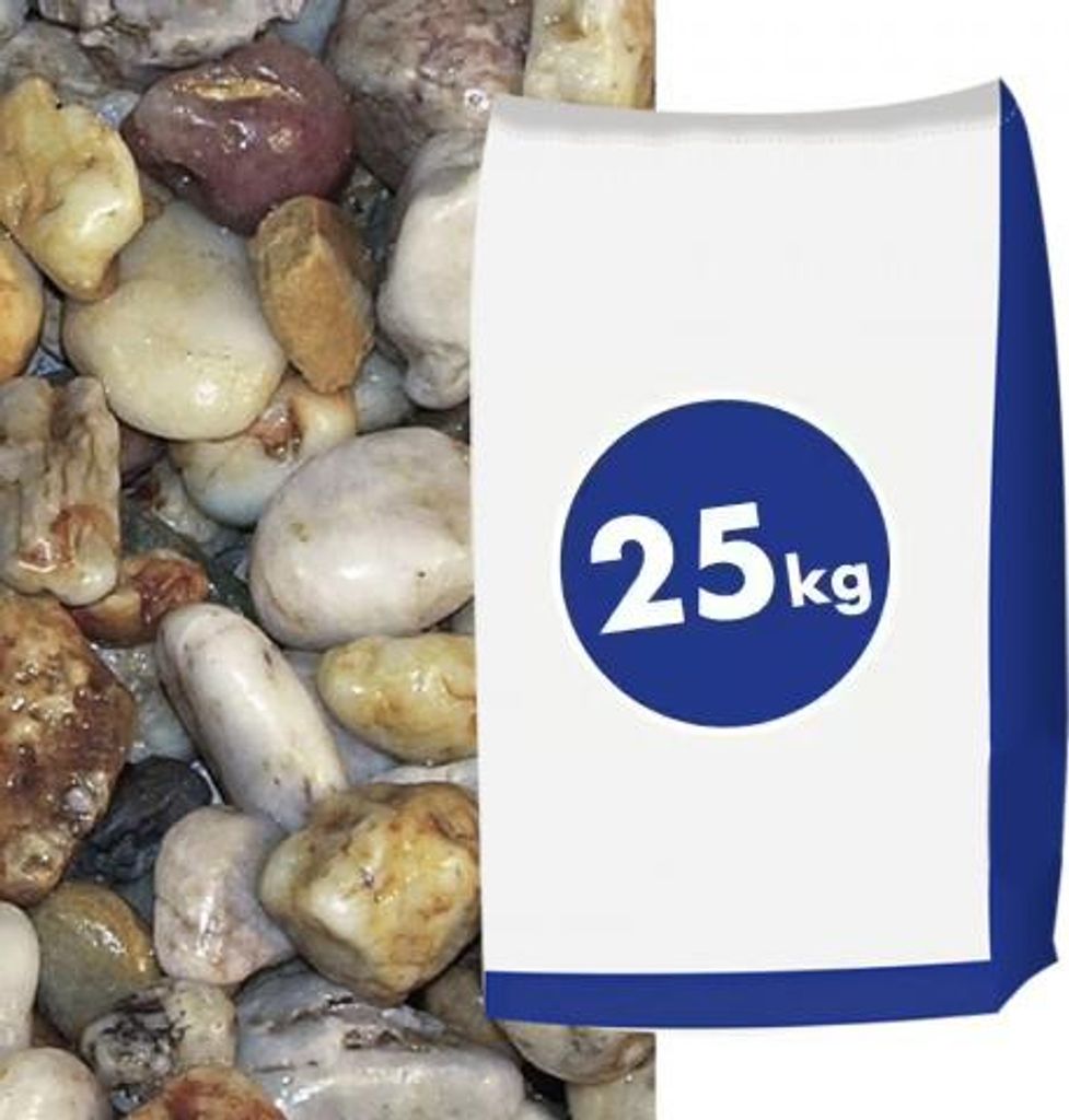 Witterungsbeständiger Quarzkies Zierkies 16-32 mm, 25 kg Produktbild 