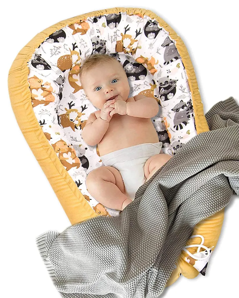 Réducteur de lit bébé anti-stress Ensemble complet 5 pièces PIMKO