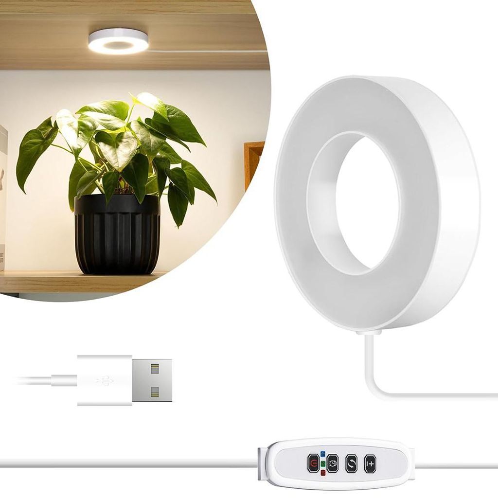 9cm Pflanzenlampe LED Vollspektrum Pflanzenlicht für Produktbild 