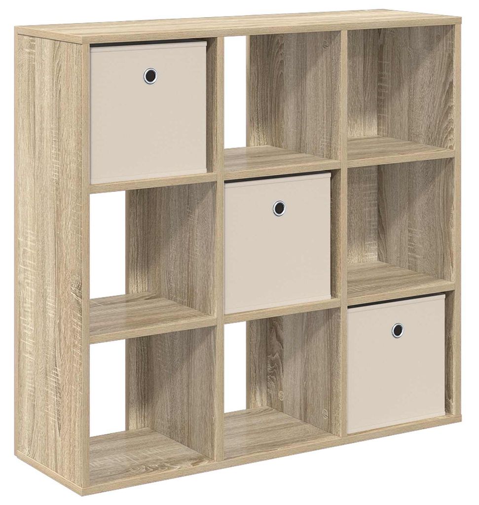 Sideboard mit Schubladen Sonoma-Eiche 88,5 x 29 x 84,5 cm