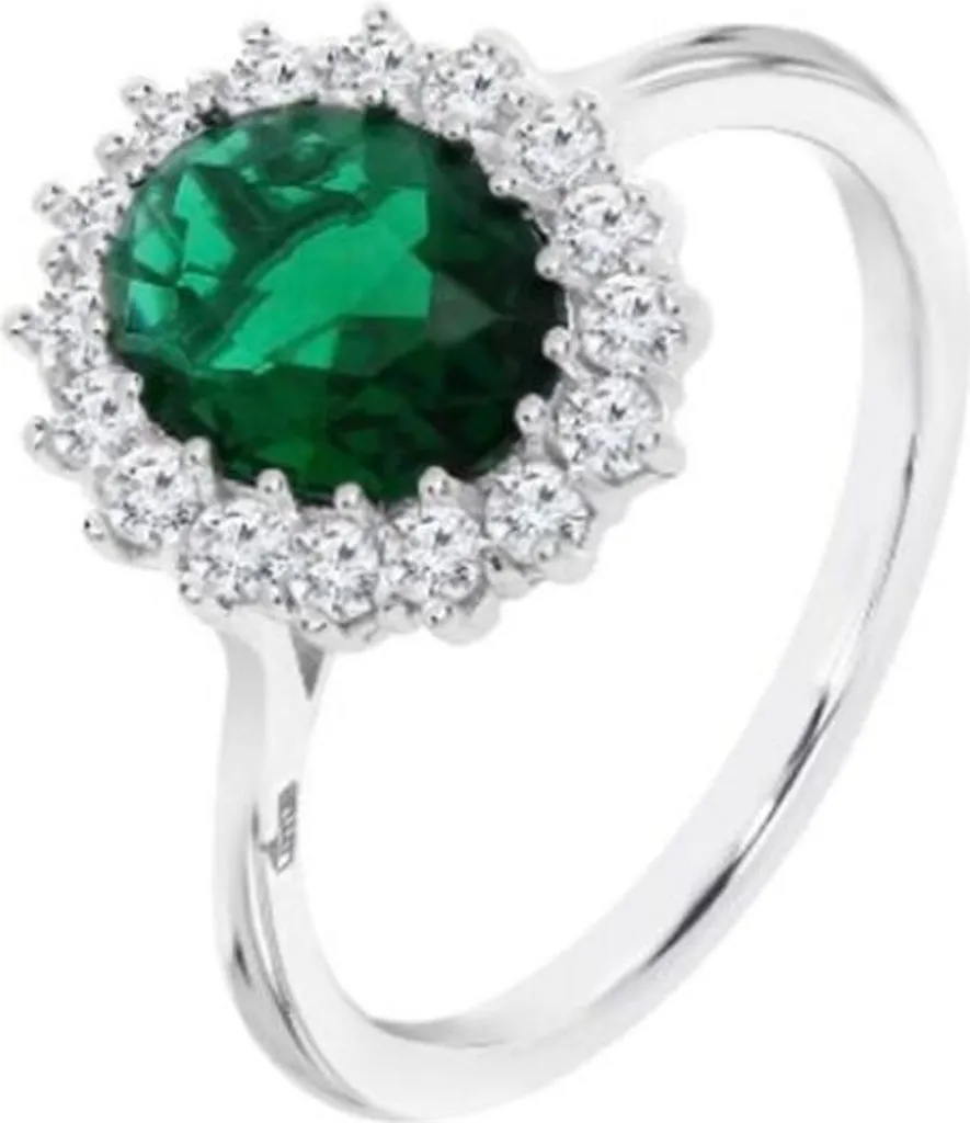 Anello Donna Lotus LP3459-3/318 Argento 925 e Zircone Verde Smeraldo