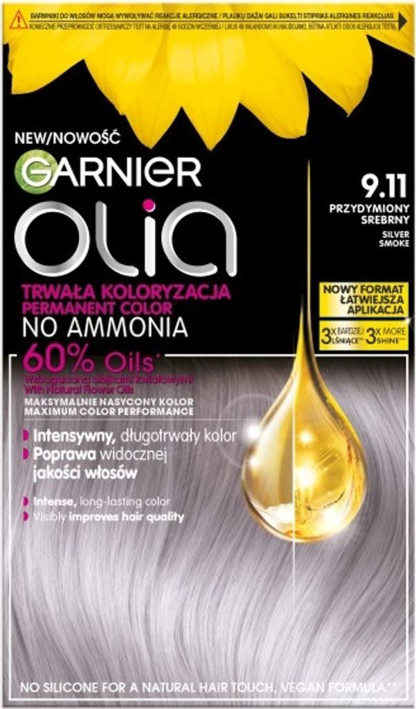 Farba Do Włosów L'oréal Paris Olia 9.11 Przydymiony Srebrny Zdjęcie produktu 