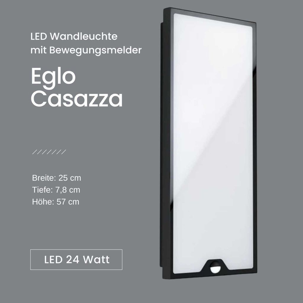 Eglo 99522 CASAZZA LED parete/soffitto per esterni 18,5W Immagine del prodotto 
