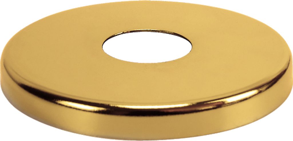Flache Rosette gold 1/2"