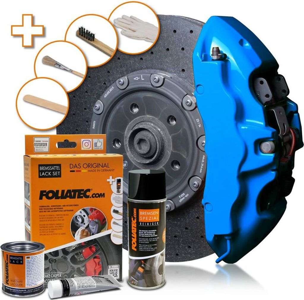 FOLIATEC 2188 Bremssattellack Farbe Spray Set Blau 400 125 Produktbild 