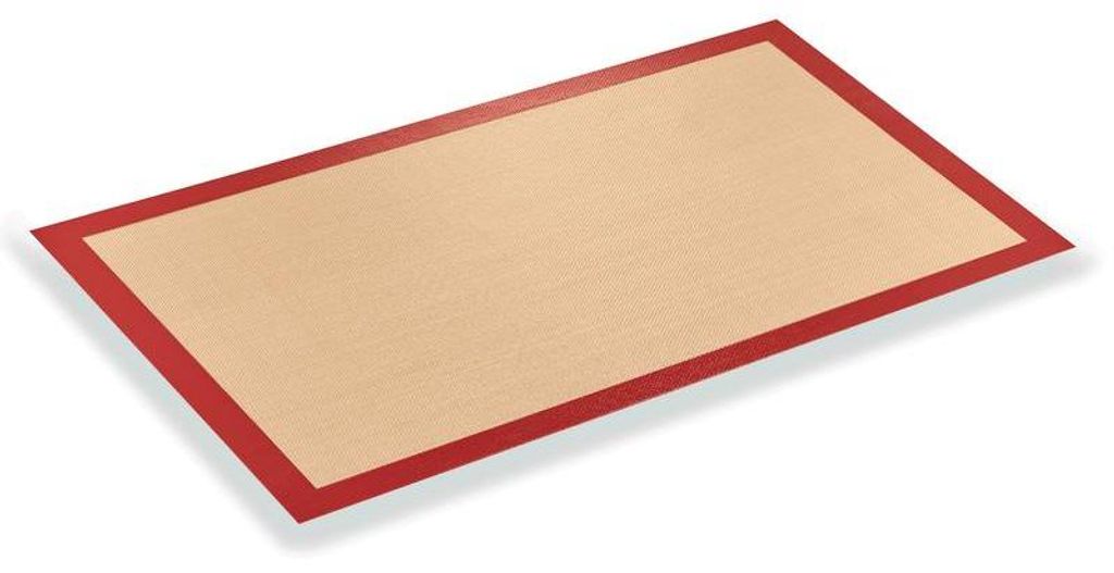 6x Backmatte für Backbleche, 59 x 39 cm, fiberglasverstärkt, Silikon