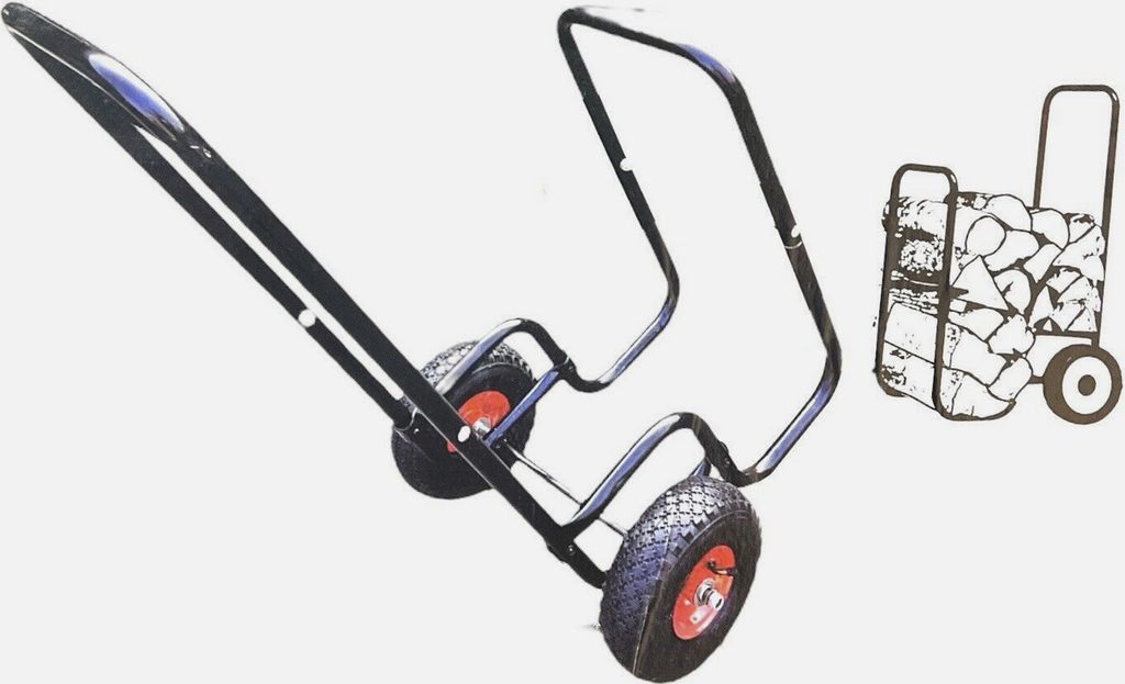 STARKE Sackkarre für Holz Kaminholzwagen Brennholzkarre Produktbild 1