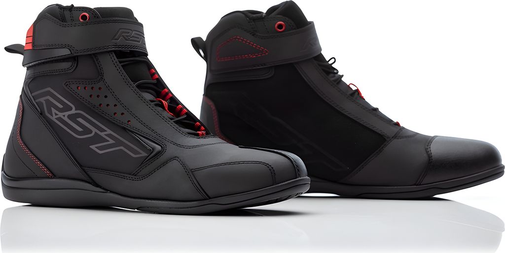 RST Frontier Stiefel Schwarz/Rot Damen Größe 41