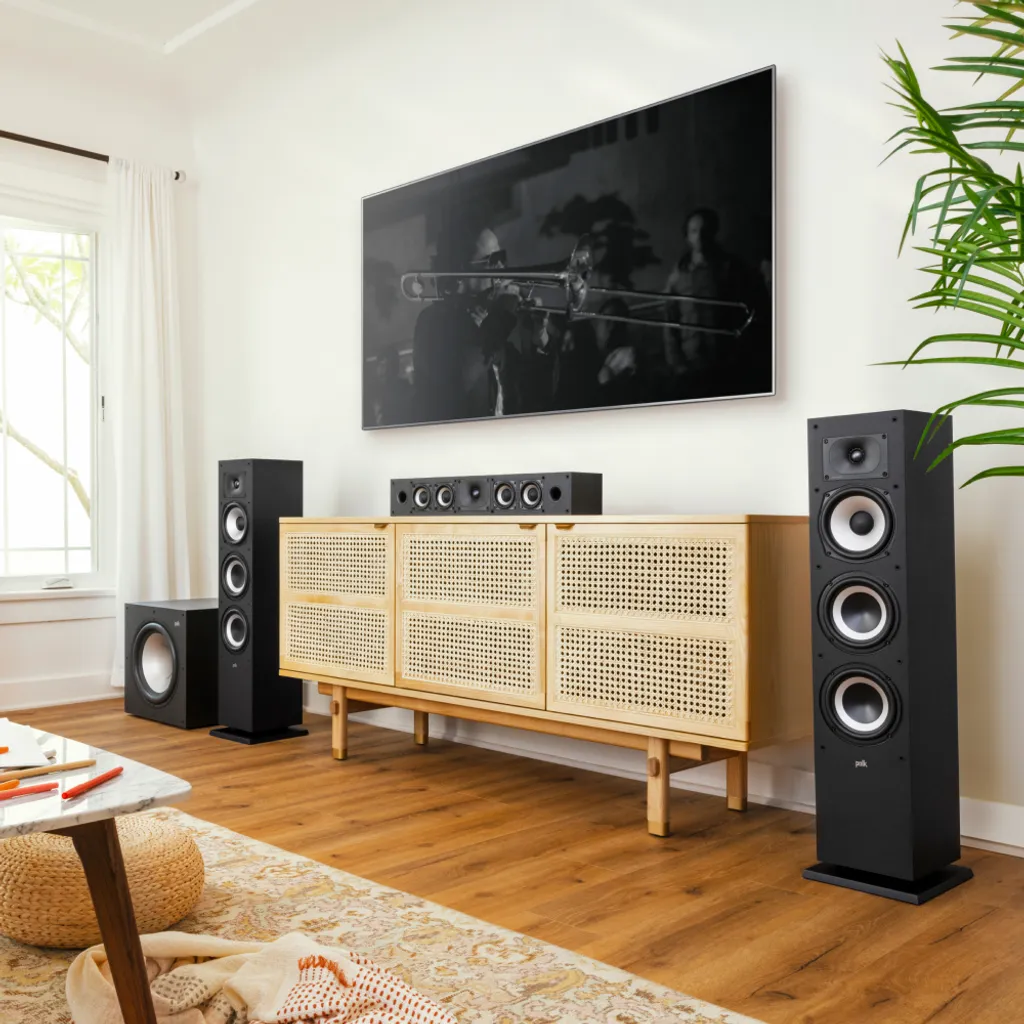 Polk Monitor XT35 Enceinte Centrale Home Cinéma 200W MXT35CBK Noir
