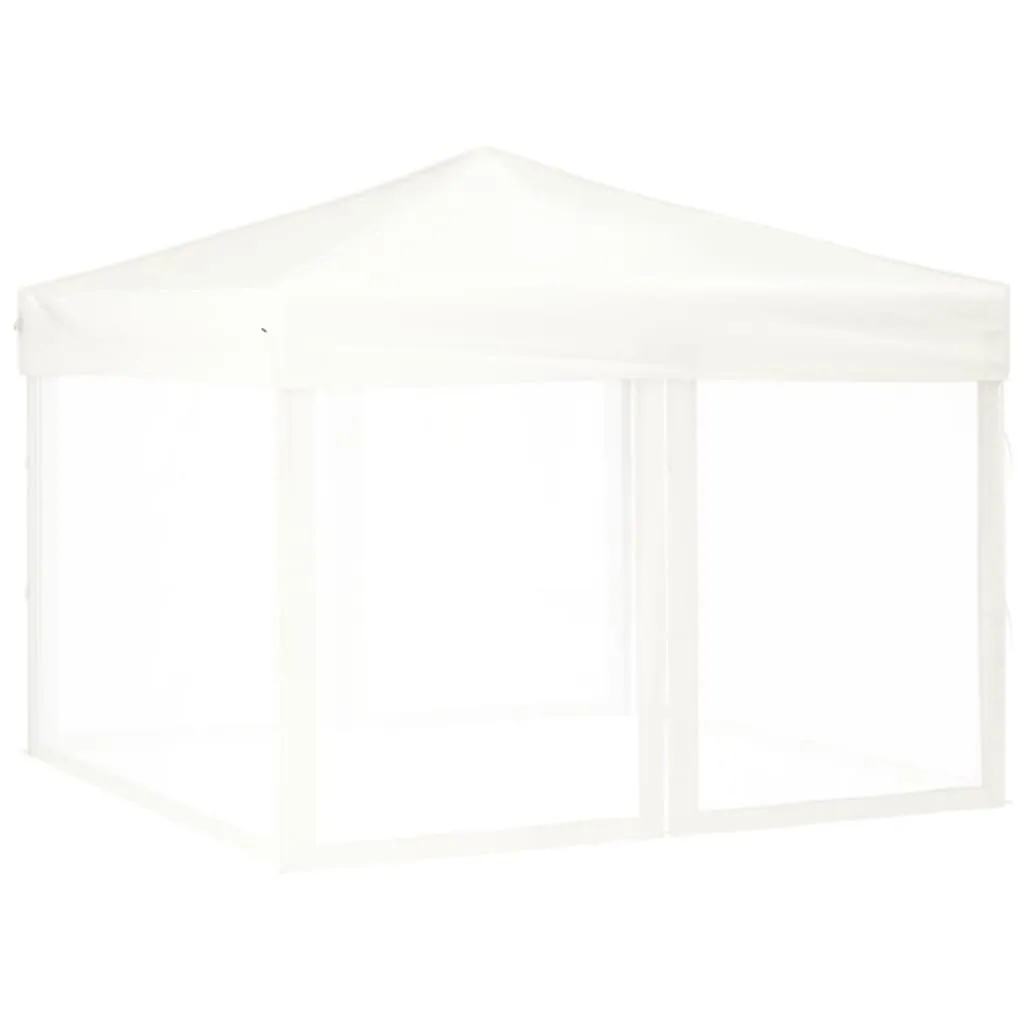 Tonnelle pliante 3x3 m avec côtés : la solution pour vos fêtes abritées - 11