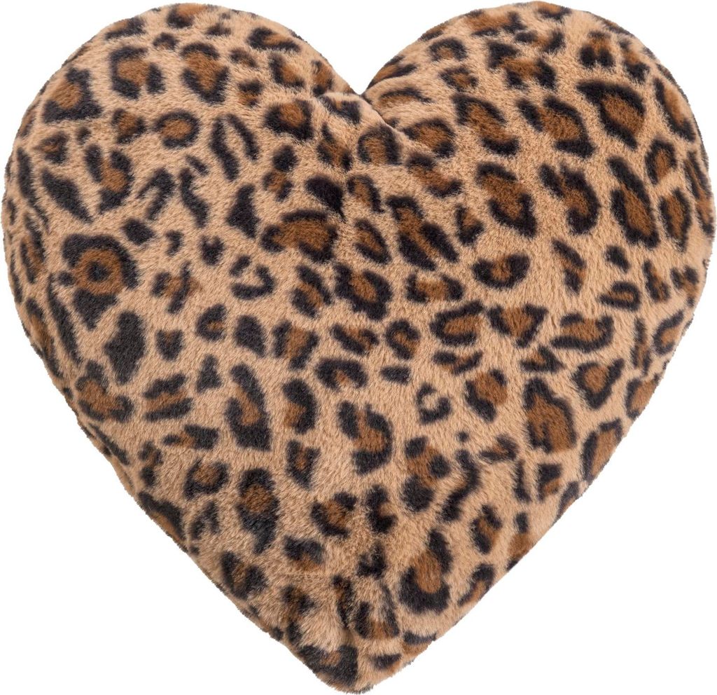 MAGMA Heimtex - Herzkissen - Panthera - 43 cm - braun Produktbild 