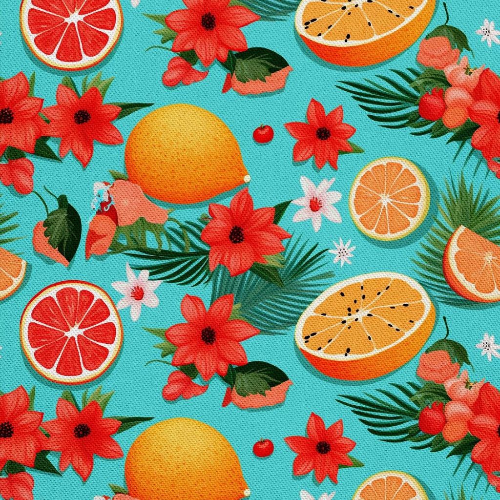 OUTDOOR DEKOSTOFFE OXFORD - Motiv Obst | DX6656