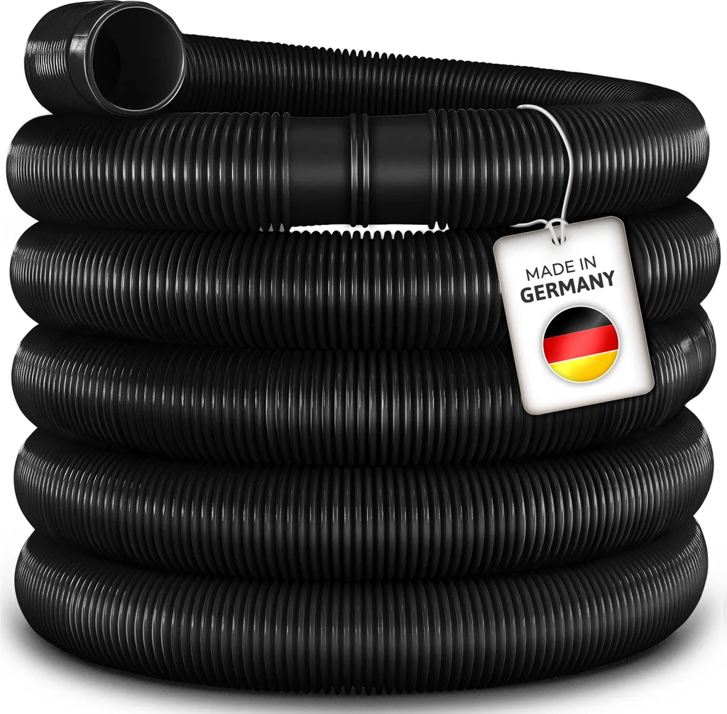 Tubo Aspirazione Piscina 6m tillvex Ø 32mm Nero - Alta Resistenza