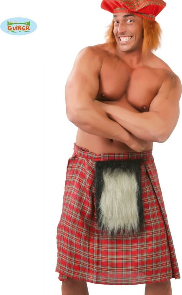 Schottenrock Kilt mit Tasche für Herren