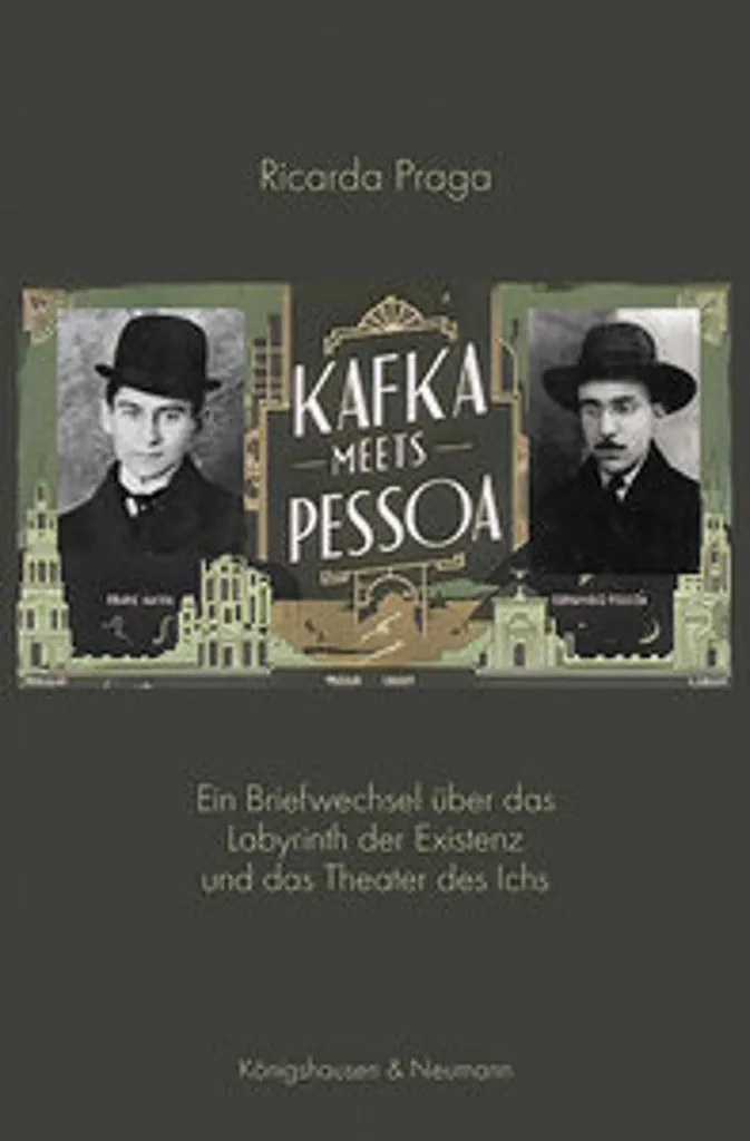 T-shirt Kafka meets Pessoa en coton bio noir pour homme et femme