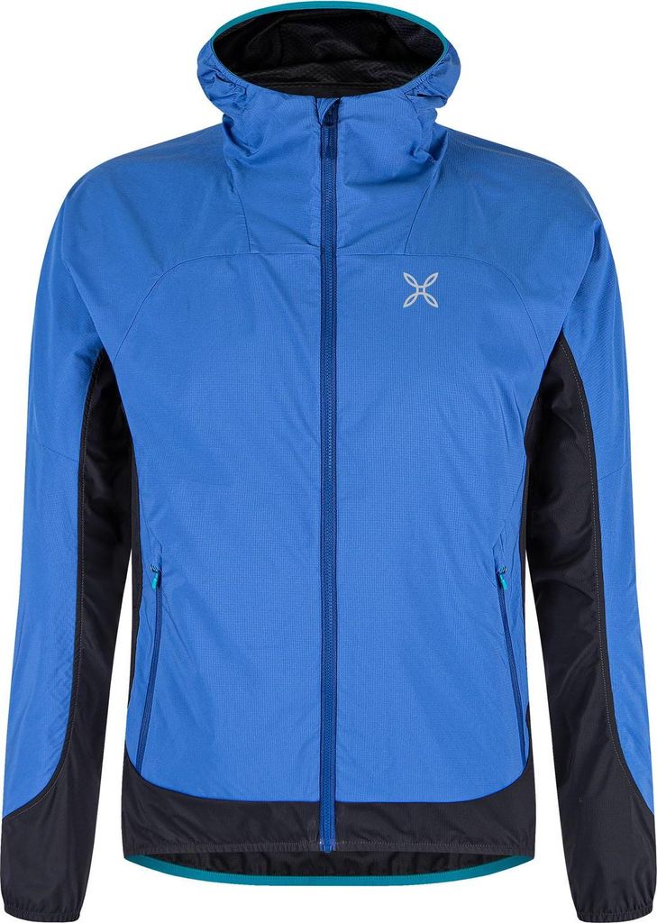 MONTURA Rise Octa Herren Outdoor Jacke mit Kapuze blau L