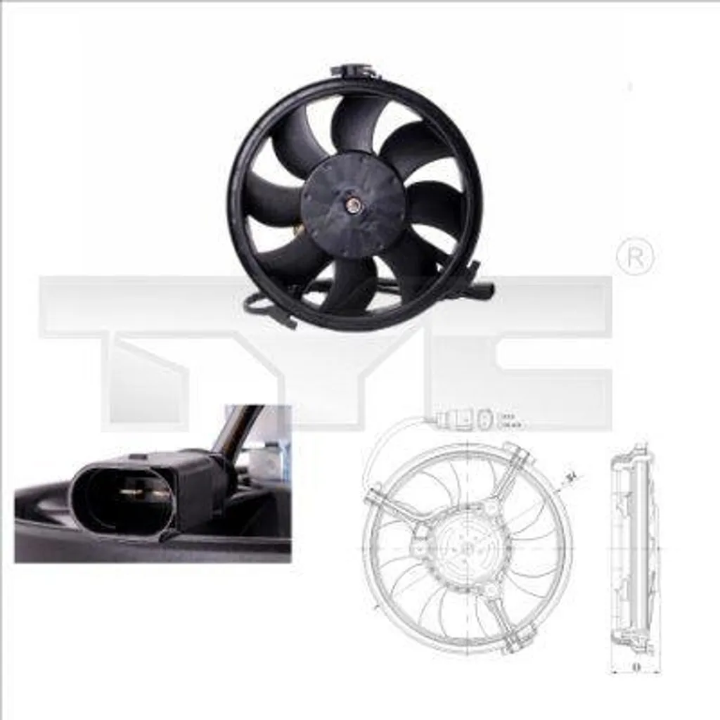 Solution Anti-Surchauffe Moteur : Ventilateur 8D0959455P pour Passat et A8