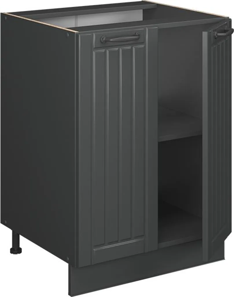 Vicco Fame-Line Mobile Base Cucina 60 cm Antracite | Modulo Senza Piano
